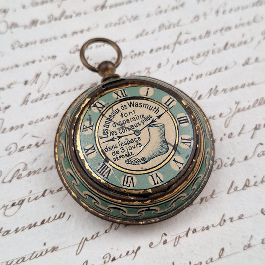 Rare boîte en forme de montre « Anneaux de Wasmuth » - Fin XIXᵉ