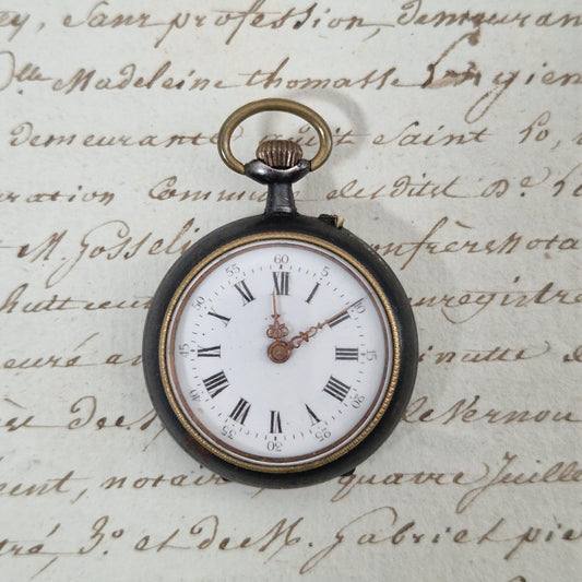 Ancienne petite montre de col - Début XXe siècle