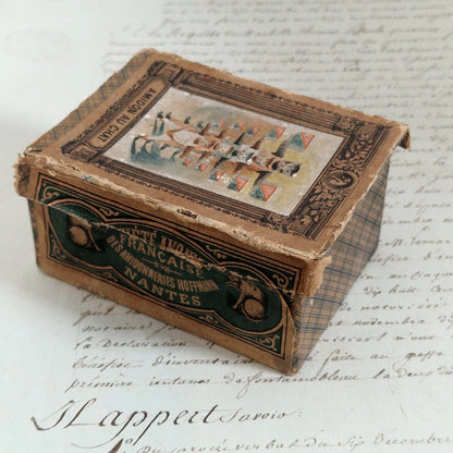 Rare ancienne boîte « Amidon au Chat » - Hoffmann