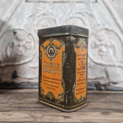 Ancienne boîte publicitaire « Crème Damoy  »