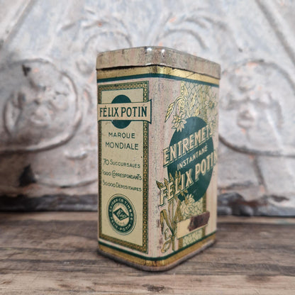 Félix Potin advertising tin "Instant dessert"