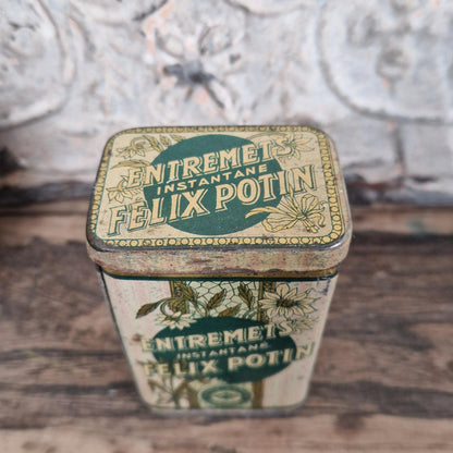 Félix Potin advertising tin "Instant dessert"