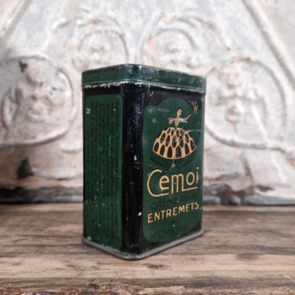 Vintage "Cémoi - Chocolate dessert cream" tin
