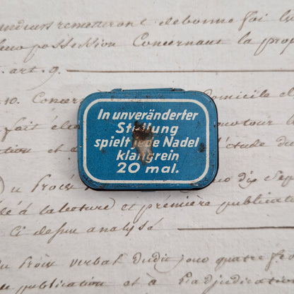 Boîte d’aiguilles de phonographe « Ours Blanc »