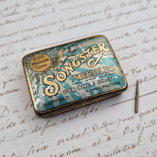 Boîte d'aiguilles pour gramophone « Songster »