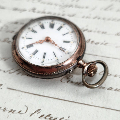 Ancienne montre de col fonctionnelle - Début XXe siècle