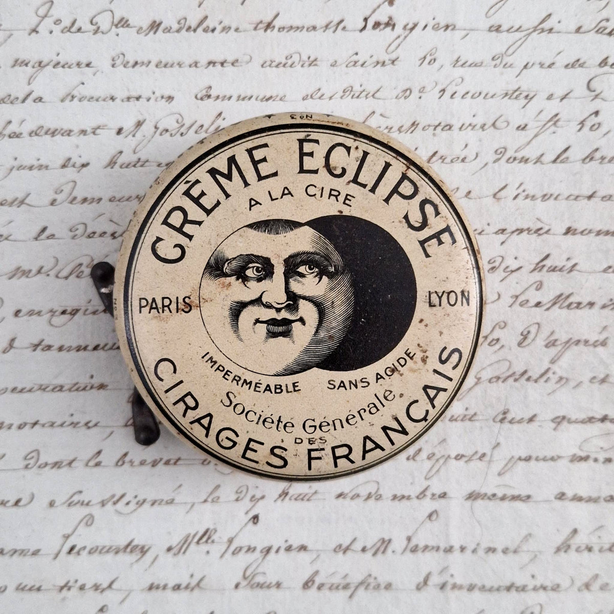 Éclipse Cream shoe polish tin no. 3 - Paris / Lyon