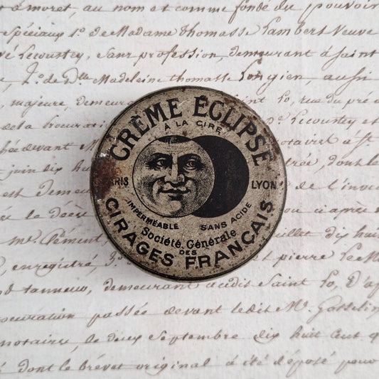 Petite boîte cirage « Crème Éclipse » - Paris / Lyon