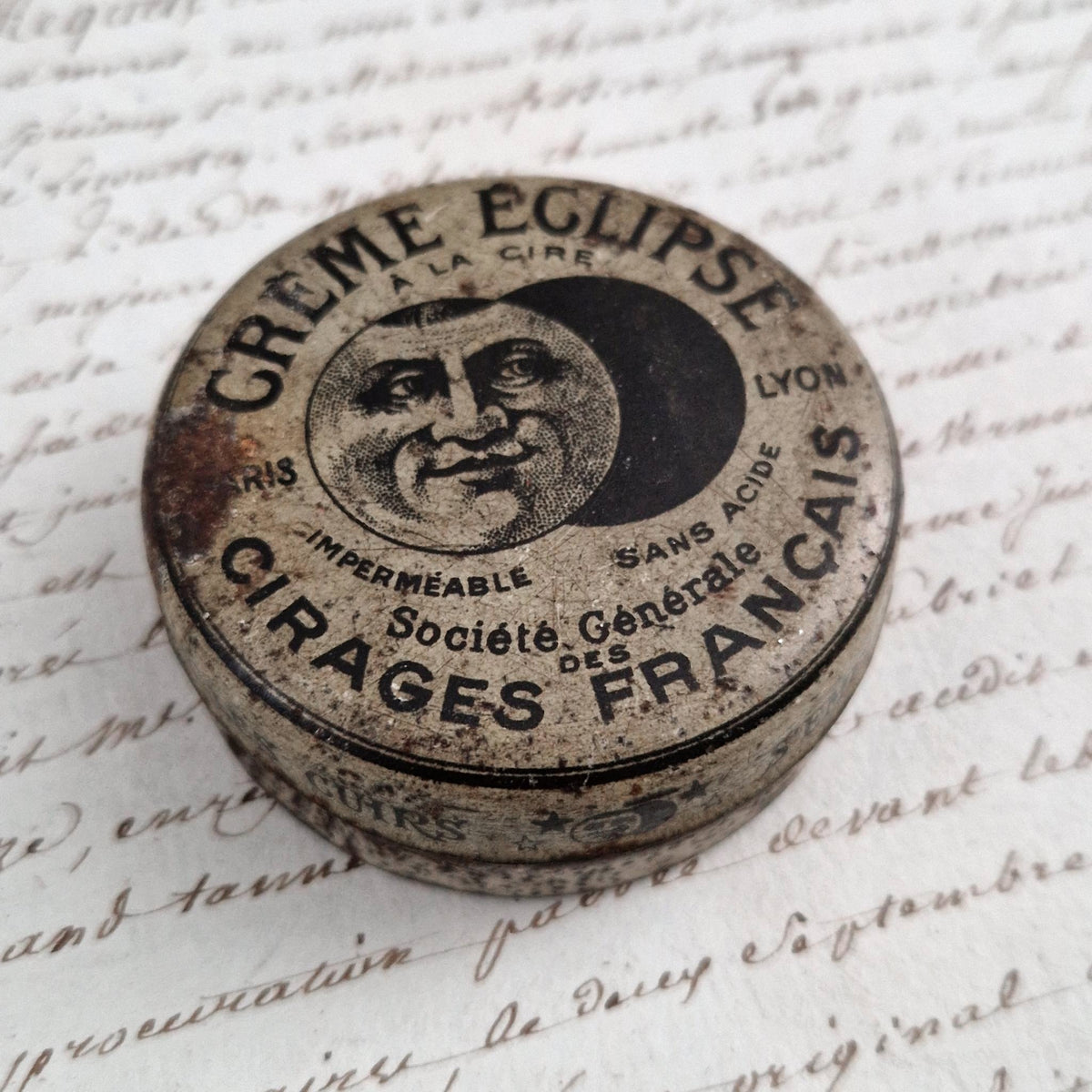 Petite boîte cirage « Crème Éclipse » - Paris / Lyon