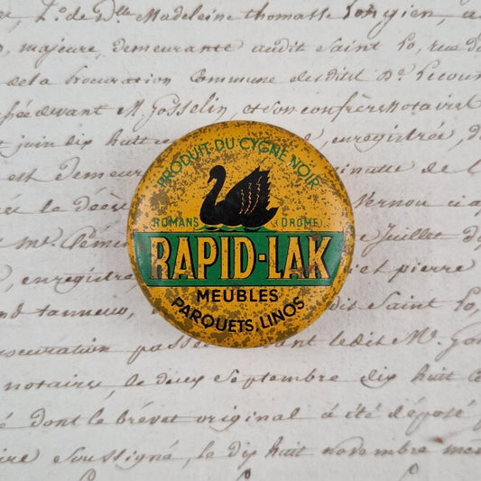 Black Swan Rapid-Lak wax tin