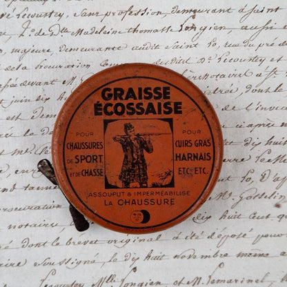 Scottish Grease Advertising Tin - Eclipse Cream