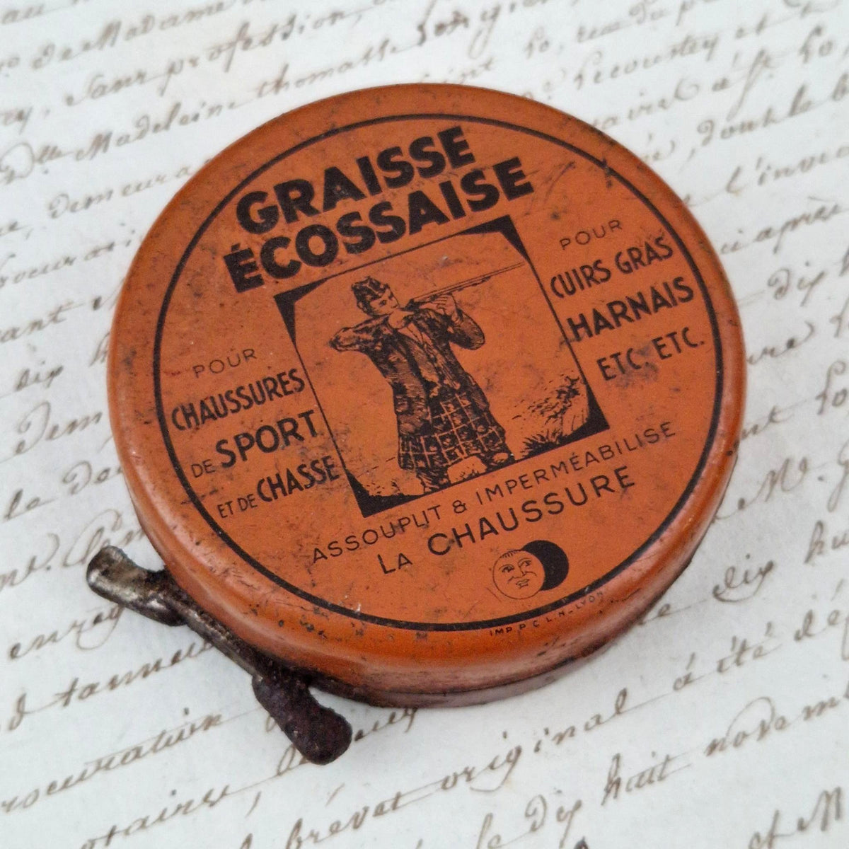 Scottish Grease Advertising Tin - Eclipse Cream