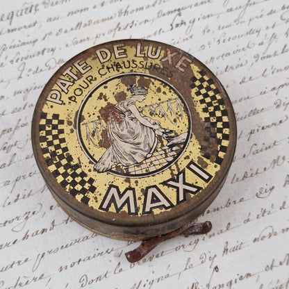 Boîte de cirage Maxi Pâte de Luxe - Décor à l’élégante
