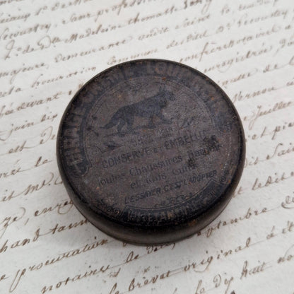 Rare Loup Noir cream polish tin