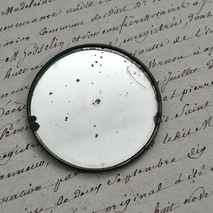 Miroir de poche publicitaire Crème Éclipse