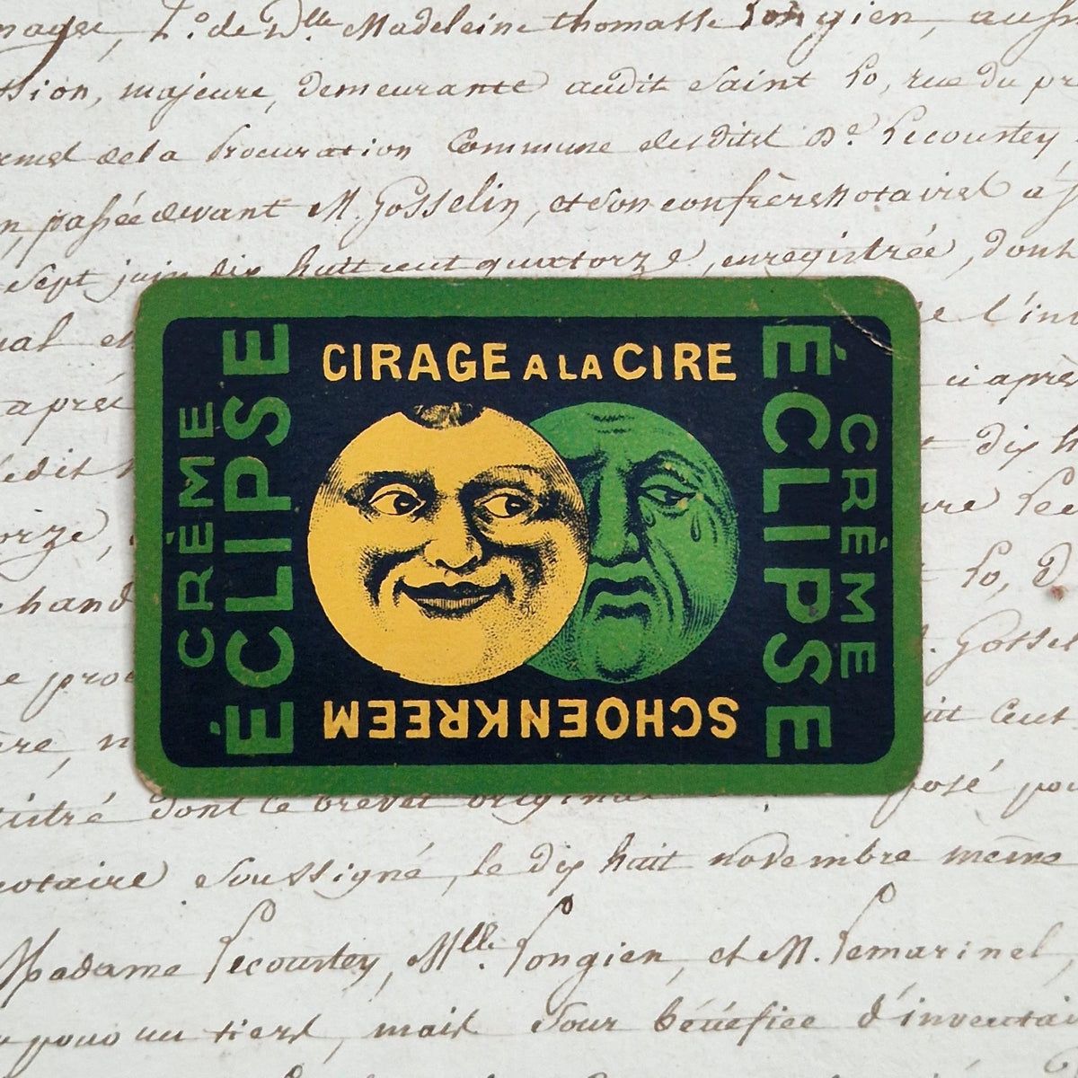 Rare carte à jouer Crème Éclipse - 2 de cœur