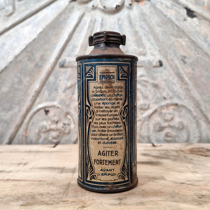Antique "Argentil" tin - Lion Noir, circa 1910