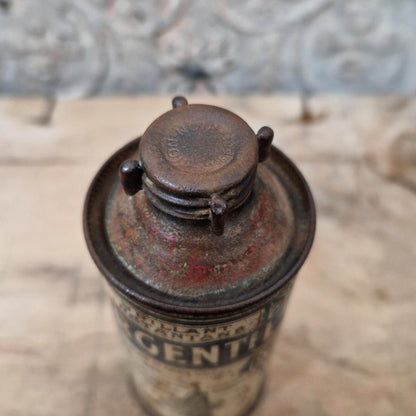 Antique "Argentil" tin - Lion Noir, circa 1910