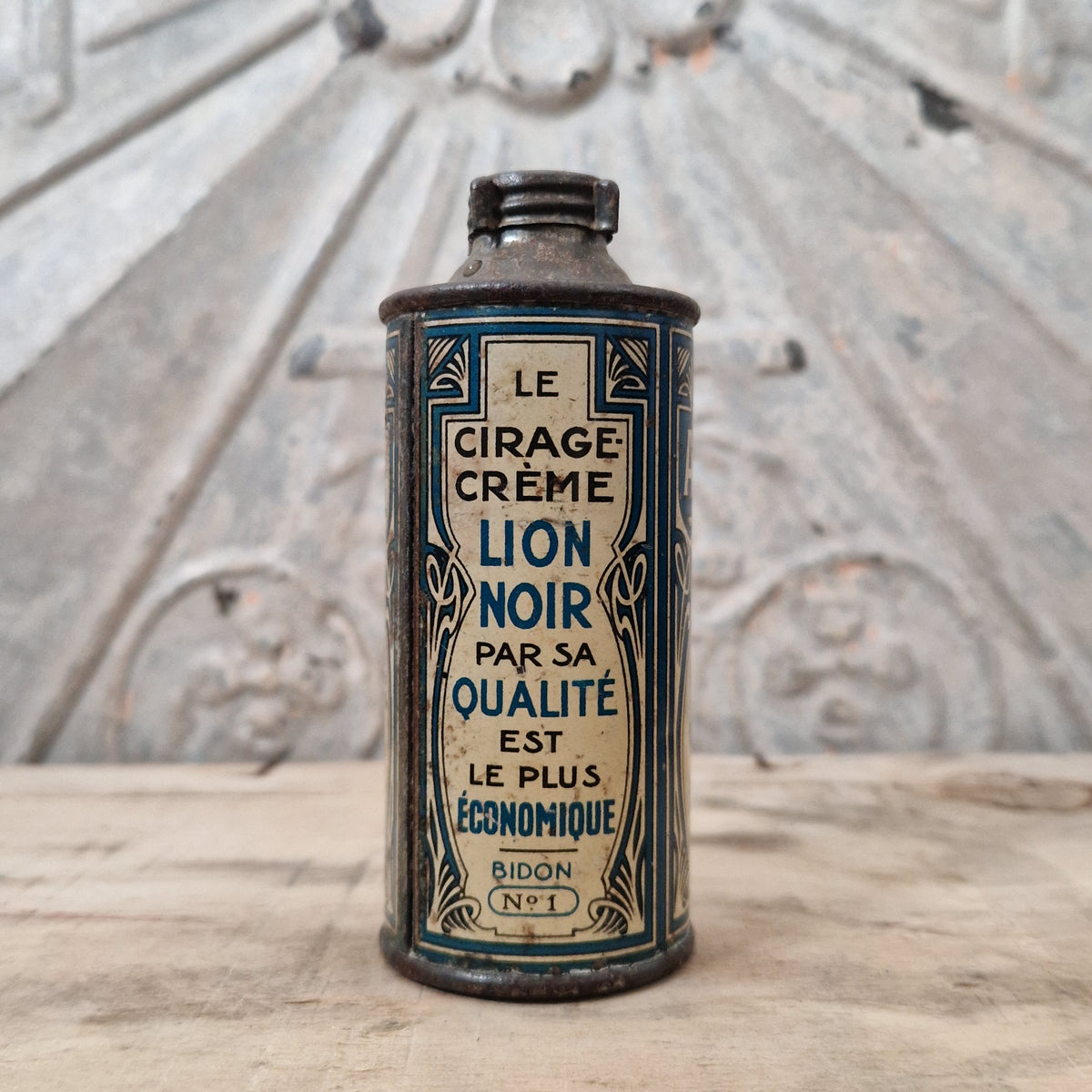 Vintage "Argentil" - Lion Noir can, circa 1910
