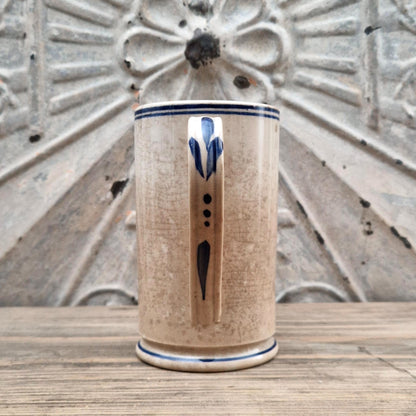 Chope d’archer n° 13 à décor d’écusson bleu - Sarreguemines