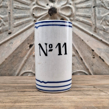 Antique archer's tankard no. 11 in earthenware
