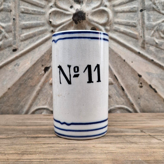 Antique archer's tankard no. 11 in earthenware