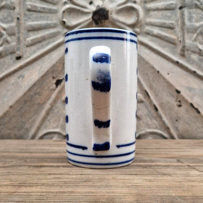 Antique archer's tankard no. 11 in earthenware