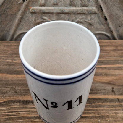 Antique archer's tankard no. 11 in earthenware