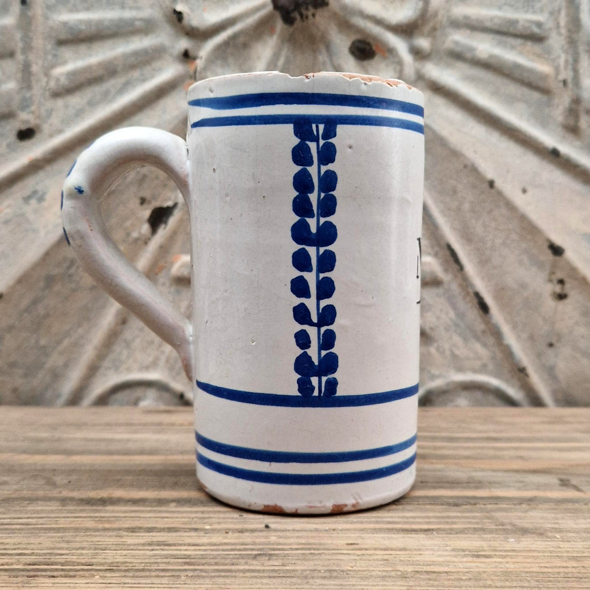 Chope d’archer n° 1 à étoile noire et feuillages bleus