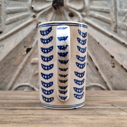 Chope d’archer n° 33 à décor bleu - Faïencerie de Nimy
