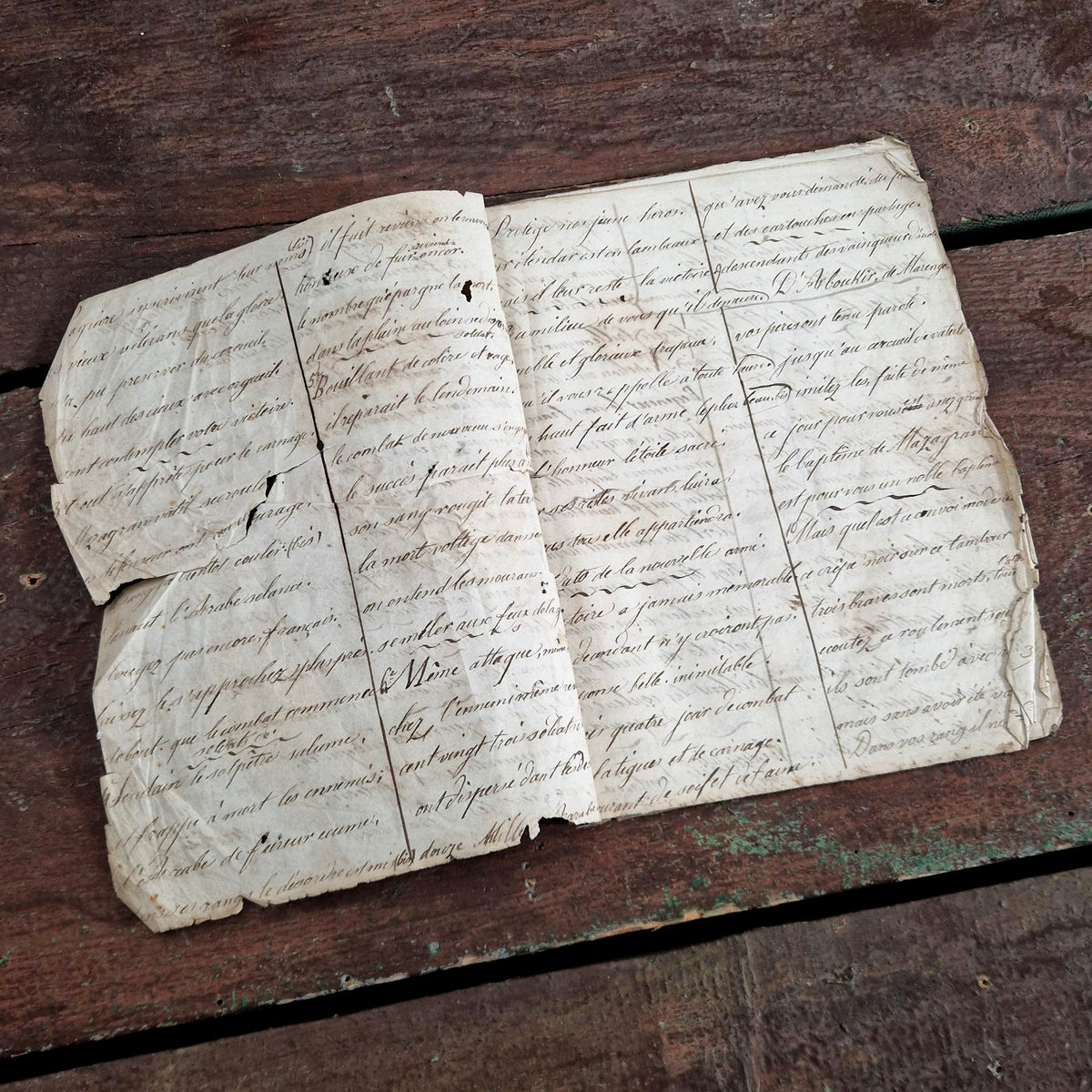 Manuscrit de chansons populaires et militaires - XIXe