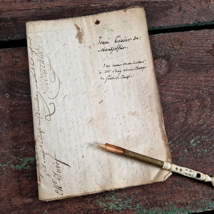 Cahier manuscrit à timbres royaux, Ambert - 1829 - 12 pages