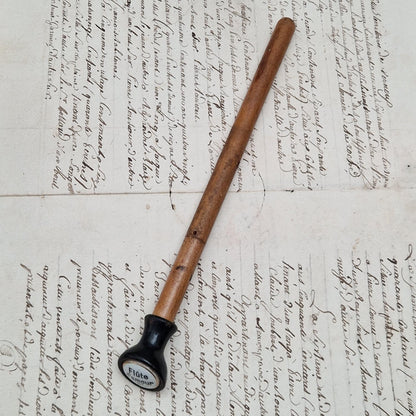Tirette d’orgue avec bouton émaillé « Flûte d’amour »