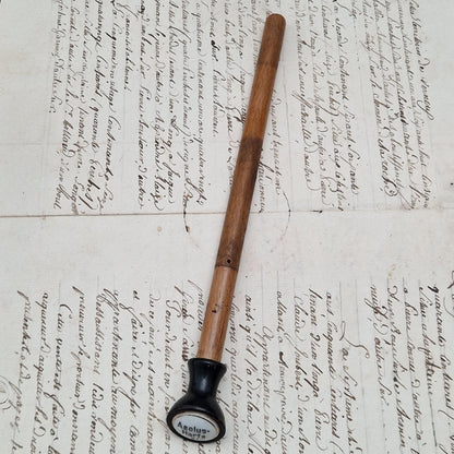 Tirette d’orgue avec bouton émaillé « Aeolus-Harfe / Harpe éolienne »