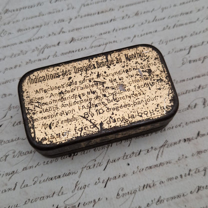 Boîte de dragées Bengué au menthol & Cocaïne