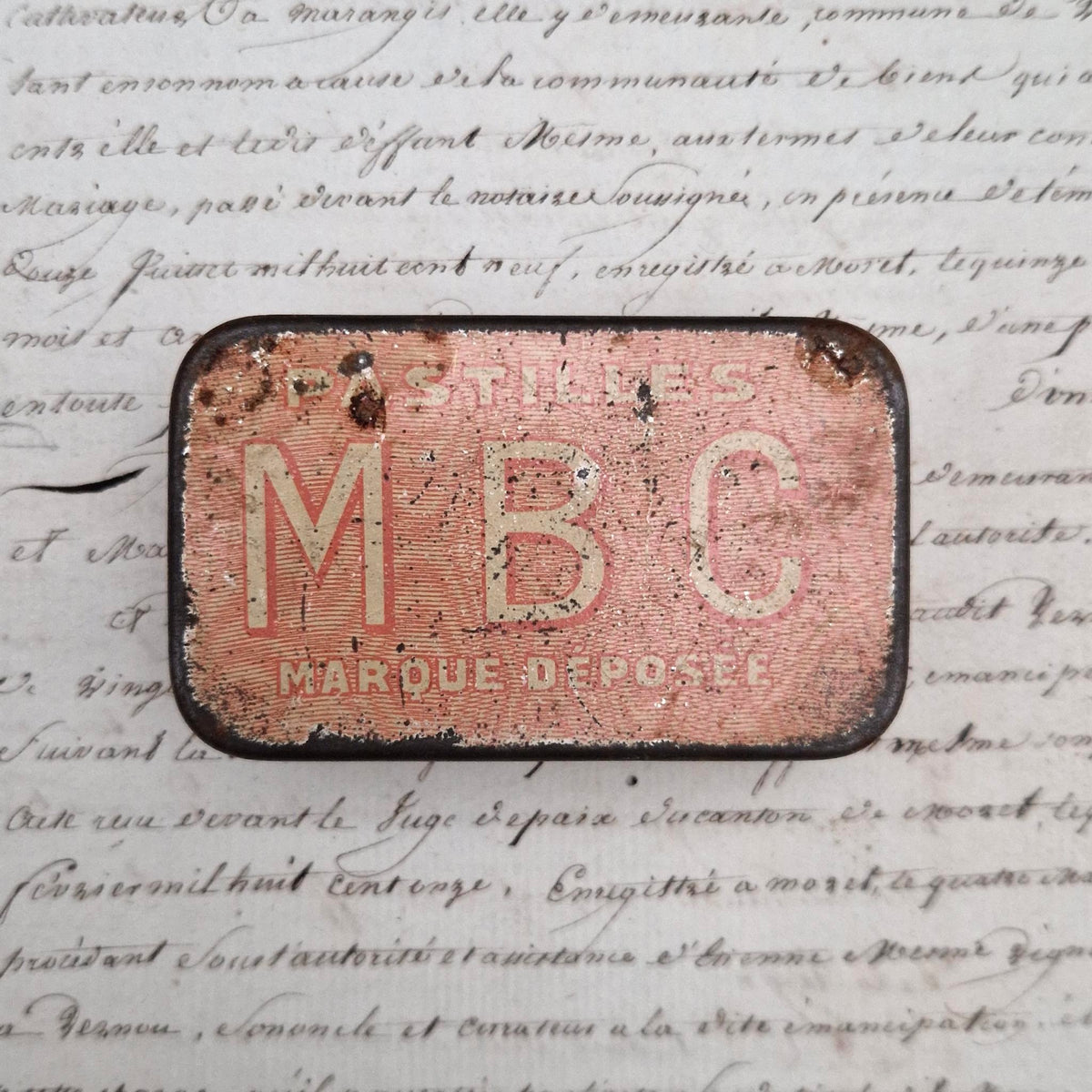 Box of MBC cocaine lozenges, Goy Paris - Circa 1900