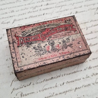 Boîte de pastilles à la cocaïne - Menthol Cocaïno-Boraté