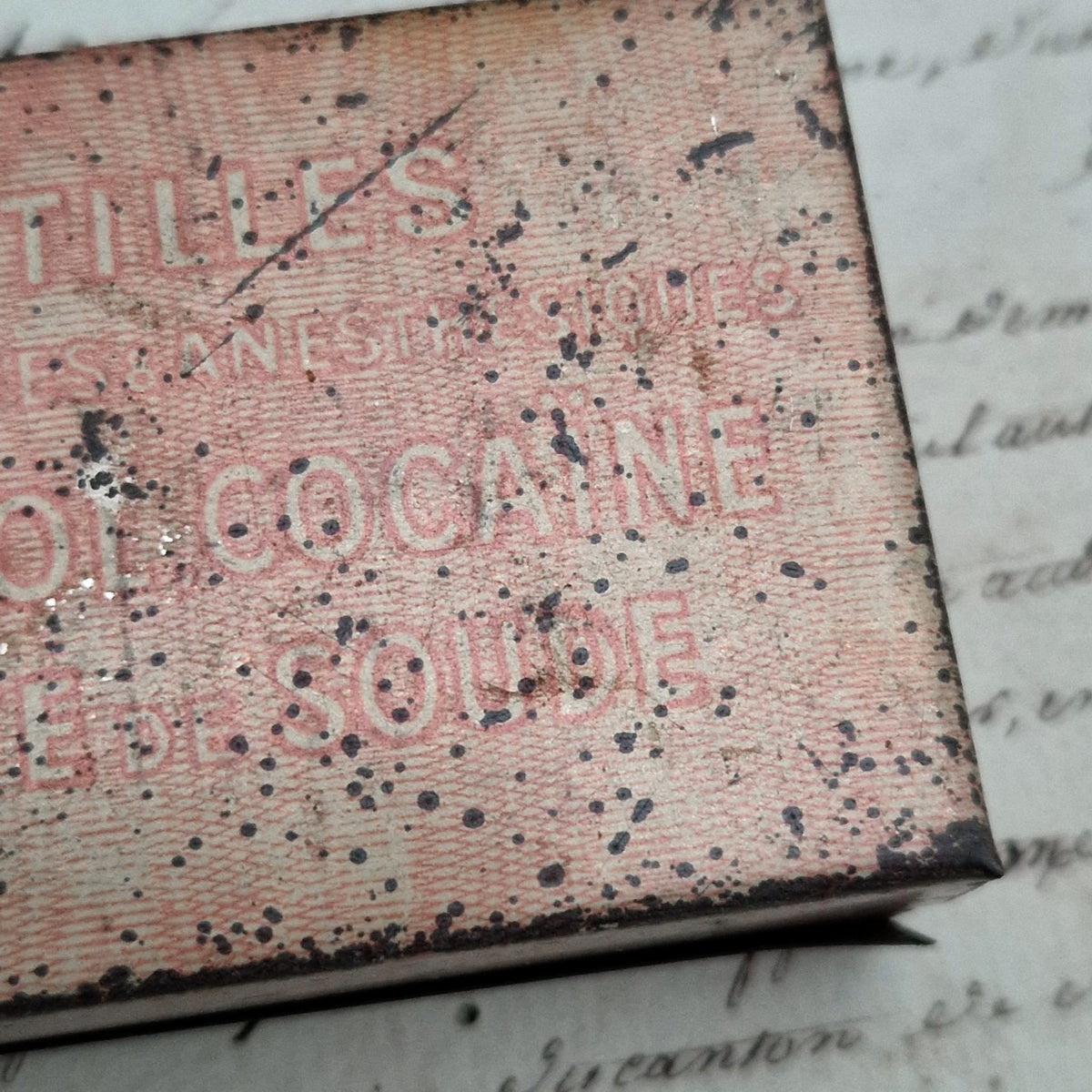 Boîte de pastilles à la cocaïne - Menthol Cocaïno-Boraté