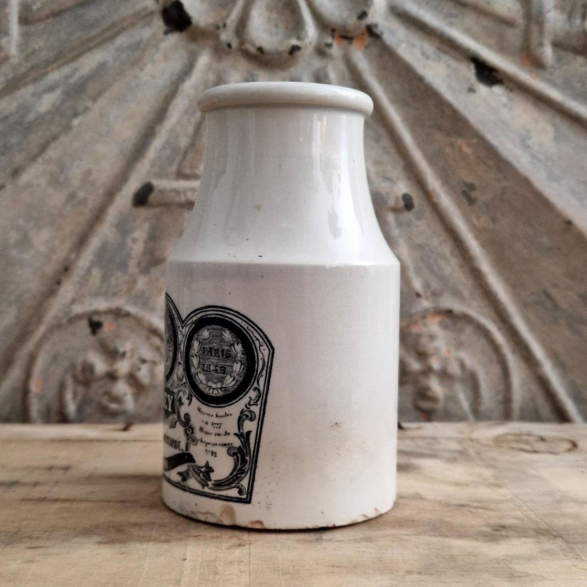 Rare pot à moutarde Grey Dijon - Creil & Montereau -1851 / 1855