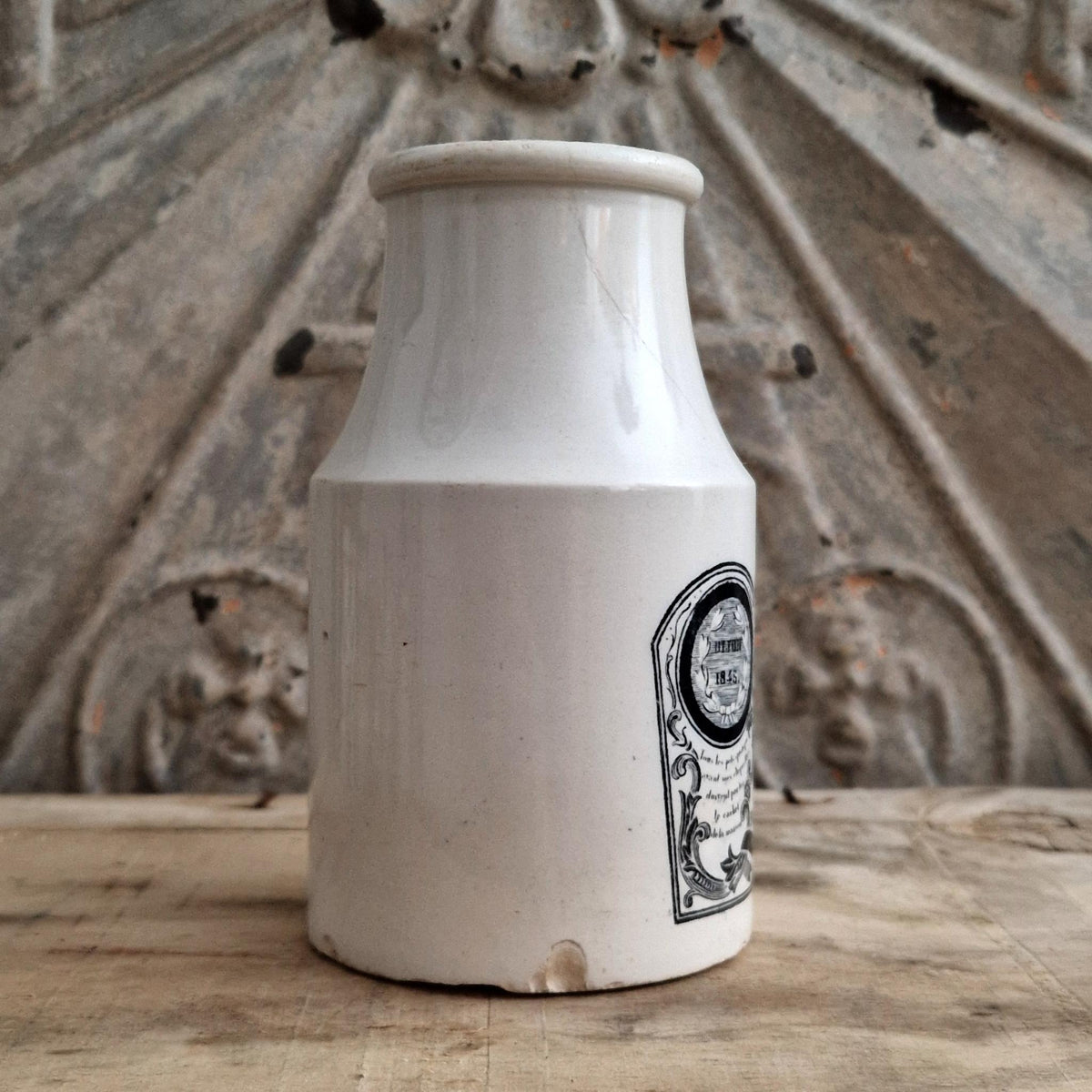 Rare pot à moutarde Grey Dijon - Creil & Montereau -1851 / 1855