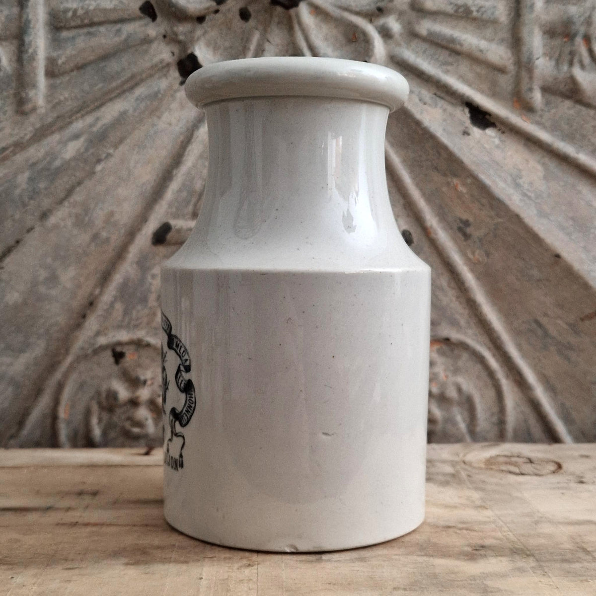 Rare pot Grey Auguste Poupon XXL - Creil & Montereau - 1877 / 1888