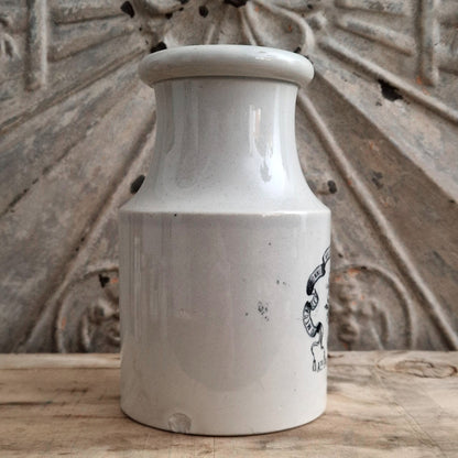 Rare pot Grey Auguste Poupon XXL - Creil & Montereau - 1877 / 1888