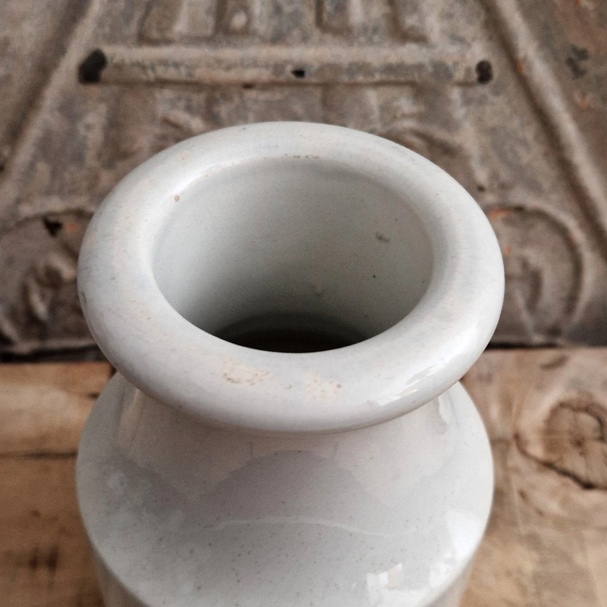 Rare pot Grey Auguste Poupon XXL - Creil & Montereau - 1877 / 1888