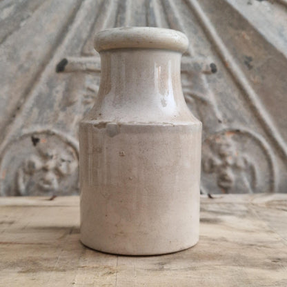 Grey Mustard Pot - Auguste Poupon - Creil & Montereau - 1877 / 1888