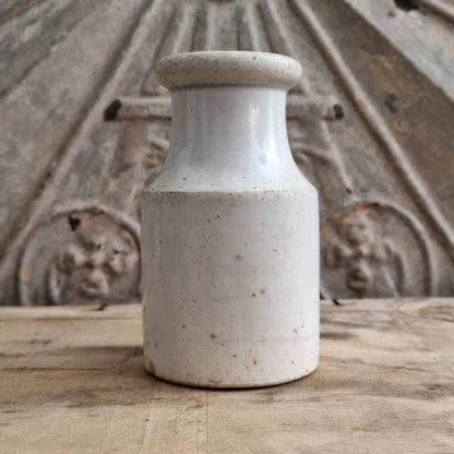 Grey Mustard Pot - Armes de Dijon - Creil & Montereau - 1877 / 1888