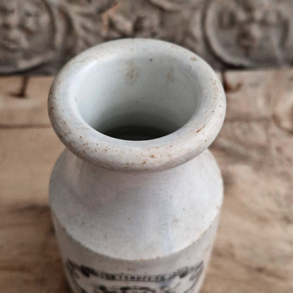 Grey Mustard Pot - Armes de Dijon - Creil & Montereau - 1877 / 1888