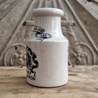 Grey-Poupon Mustard Pot - Opaque by Sarreguemines - 1890 / 1896