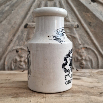 Grey-Poupon Mustard Pot - Opaque by Sarreguemines - 1890 / 1896