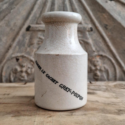 Grey-Poupon Mustard Pot - Opaque by Sarreguemines - 1889