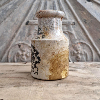 Grey-Poupon mustard pot - large size - Circa 1900